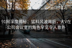 91网深度揭秘：猛料风波背后，大V在公司会议室的角色罕见令人意外